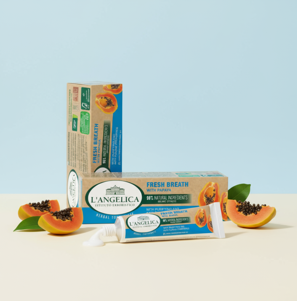 L`Angelica Papaya Dentífrico Hálito Fresco 75ml